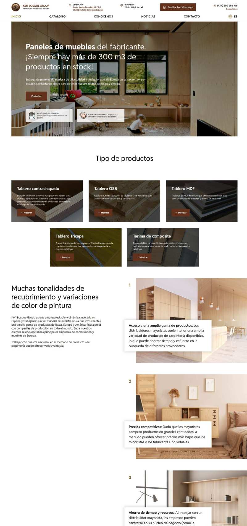 KEFI Bosque Group Website